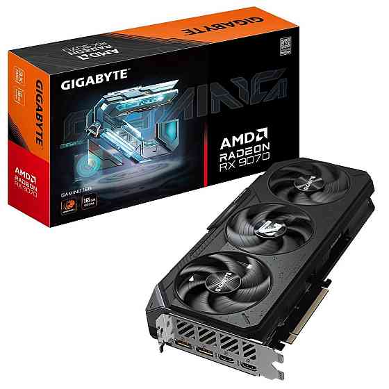 Відеокарта AMD Radeon RX 9070 16 GB GDDR6 Gaming Gigabyte (GV-R9070GAMING-16GD) ( 17443 ) Харьков