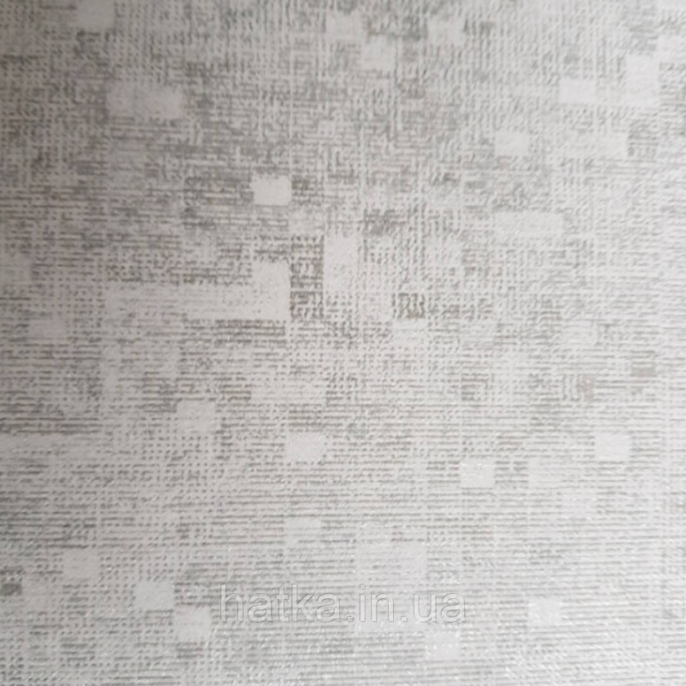 Обои флизелиновые  Khroma Serenade SER101 геометрия маленькие квадраты серые белые серебро Киев - изображение 2