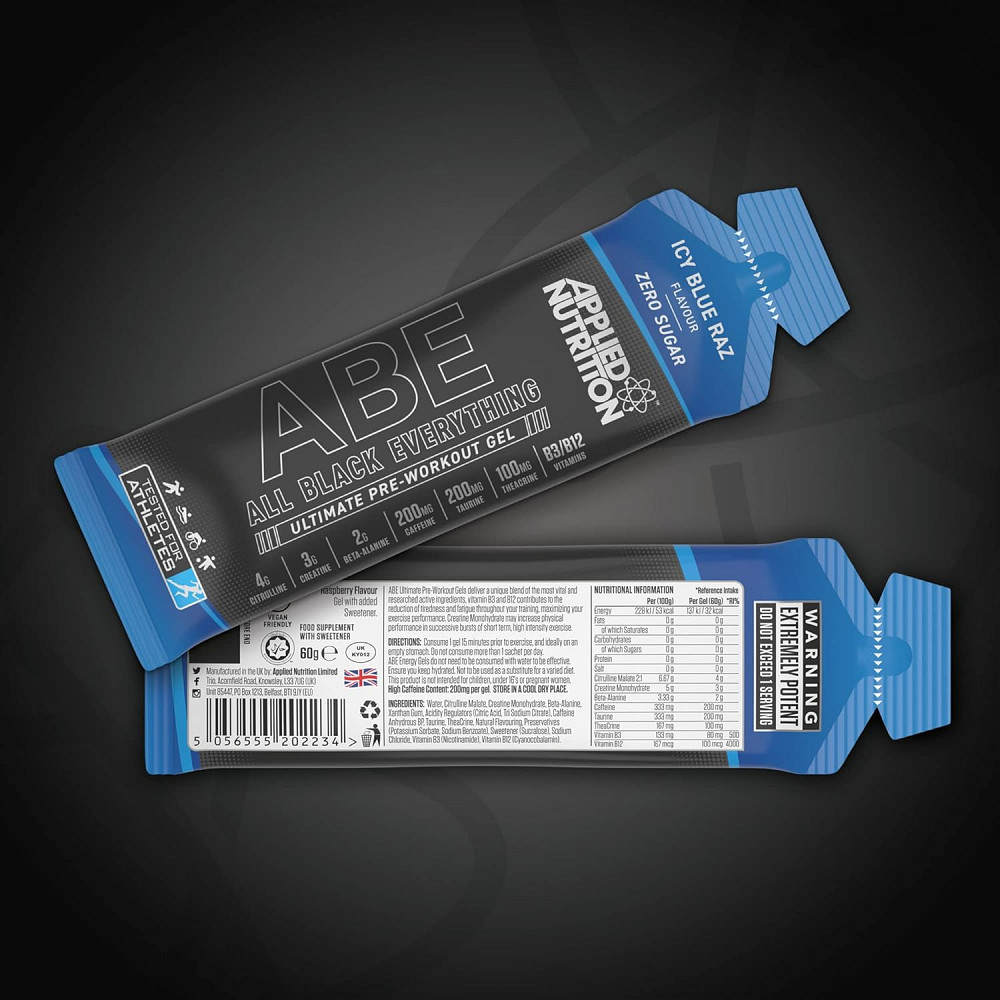 Предтренировочный комплекс Applied Nutrition ABE All Black Everything 10,5g (Icy blue raz) Луцк - изображение 2