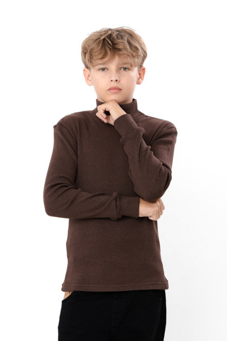 Водолазка (гольф) детская 95% х/б (рубчик начес) 164 Киев - изображение 1