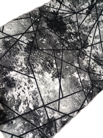 Килимова доріжка туреччина на повстяній основі, найнижча ціна, Модерн сірий. 80 см Кам'янське