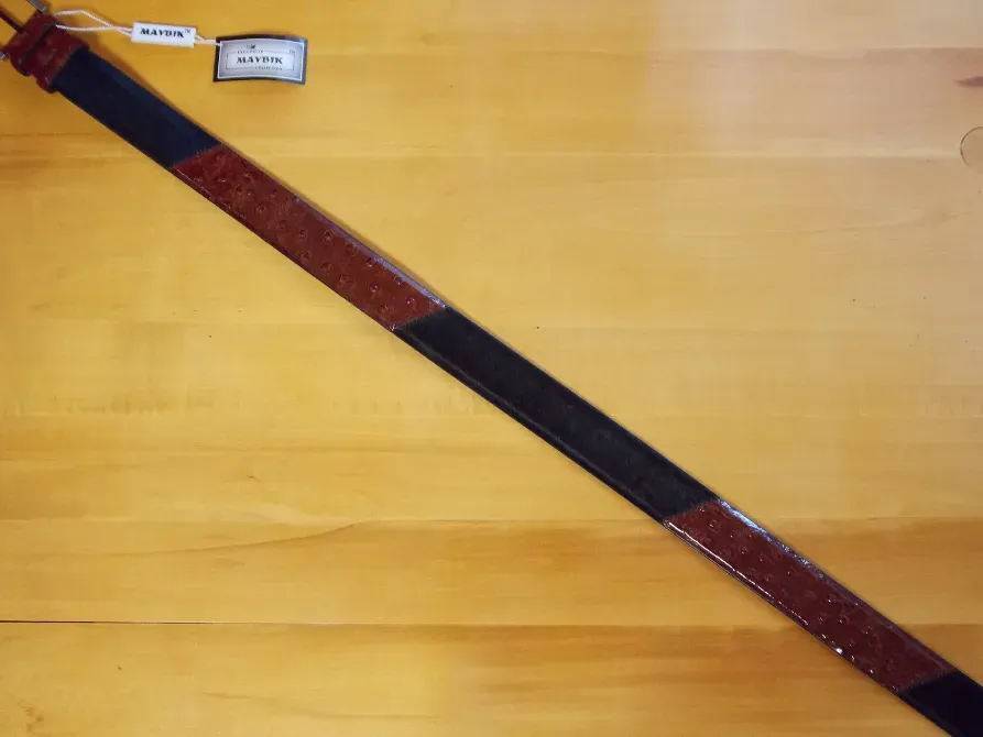 Ремень кожаный брючный новый. Харьков - изображение 3