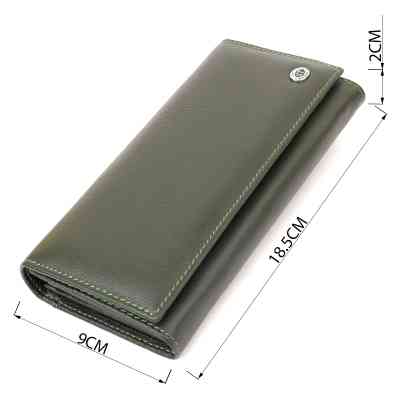 Гаманець ST Leather Зелений (22744) Вінниця