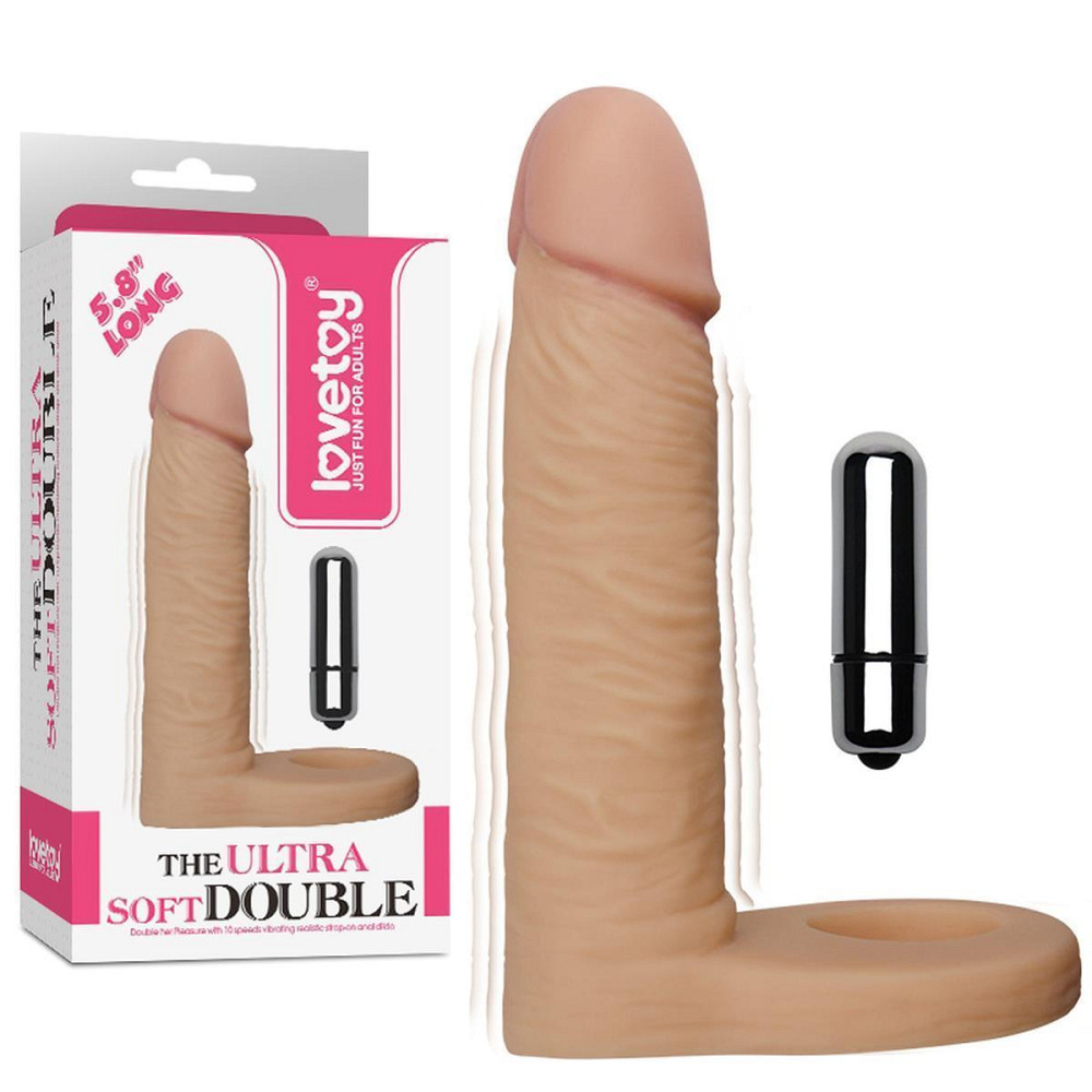 Насадка на член 5.8 The Ultra Soft Double Vibrating Sex Aura Киев - изображение 2