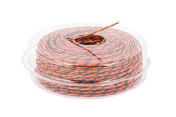 MASTERTOOL Жилка для тримера безшумна MASTERTOOL SPIRAL 2.70 мм 71 м (блістер) двоколірна 19-16 Коломия