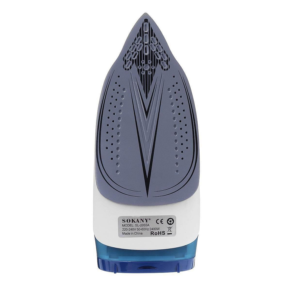 Праска бездротова парова Sokany SK-2055 2400 Вт з підставкою та керамічною підошвою з відпарюванням Київ - фото 3