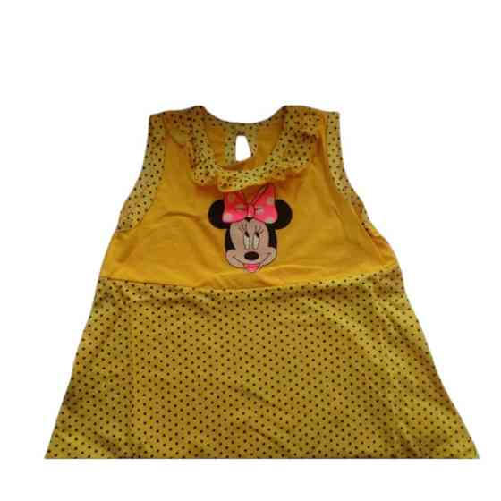 Платье детское с Микки Маусом 89-98 см желтый Киев