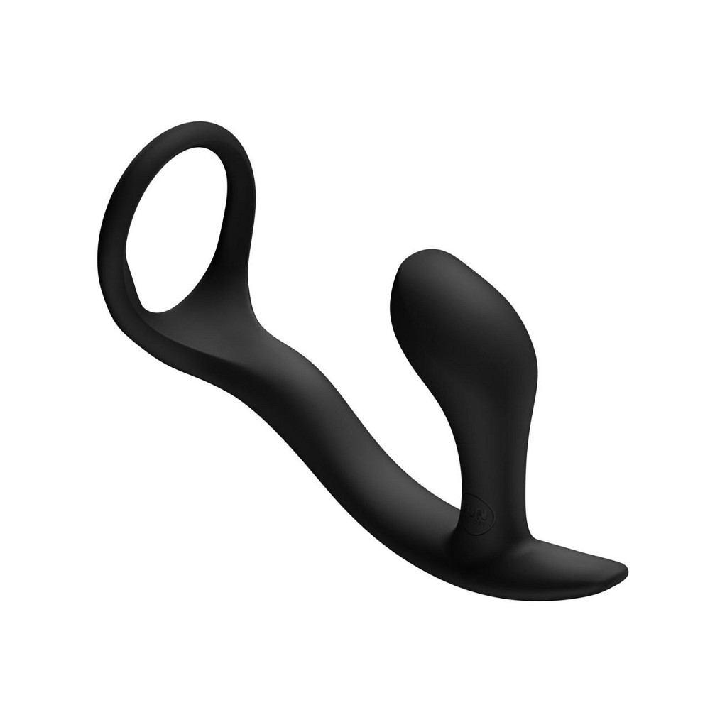 Анальна пробка з ерекційним кільцем Fun Factory BOOTIE RING Black (м'яте паковання!!!) Sex Aura Київ - фото 3