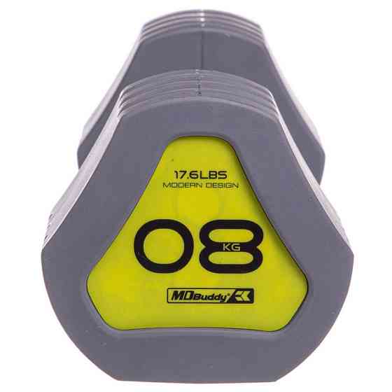 Гантель 8 кг покрытие TPU Zelart-2678-8 Гантели, гири, штанги и диски Киев