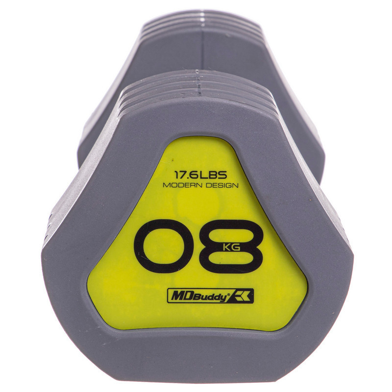 Гантель 8 кг покрытие TPU Zelart-2678-8 Гантели, гири, штанги и диски Киев - изображение 3