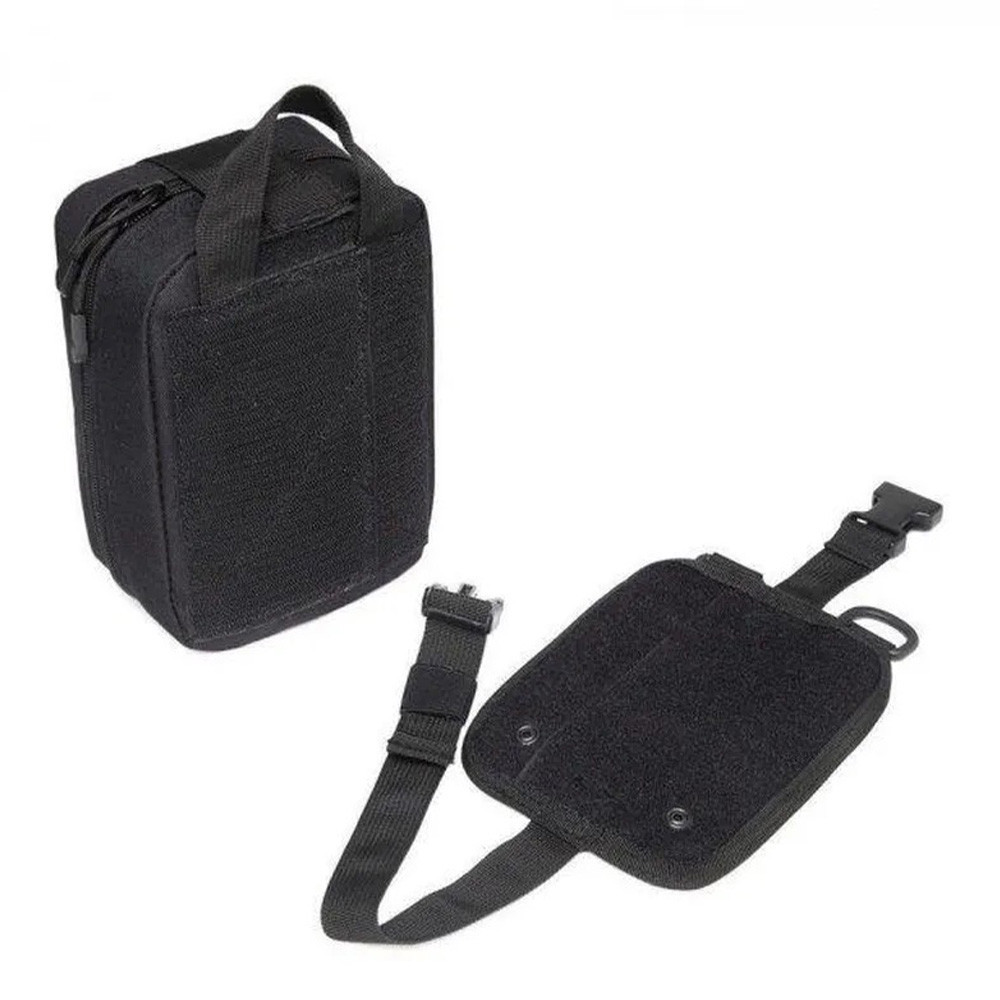 Сумка-аптечка тактическая на системе Molle (без наполнения),20х15х8 A87 Черний / Быстросъемная военная аптечка Киев - изображение 8