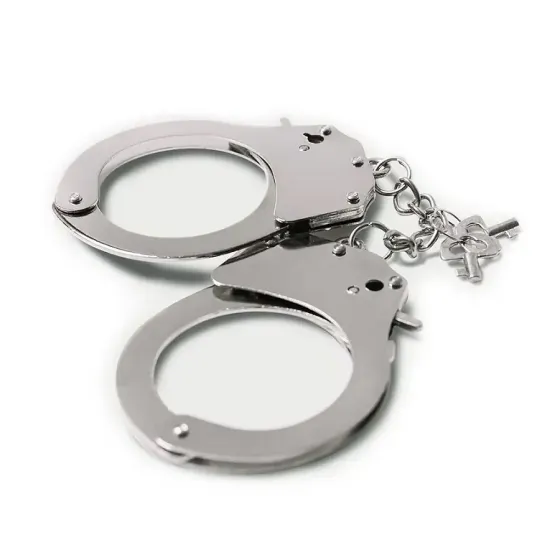 Наручники металеві Adrien Lastic Handcuffs Metallic (поліцейські) Львів