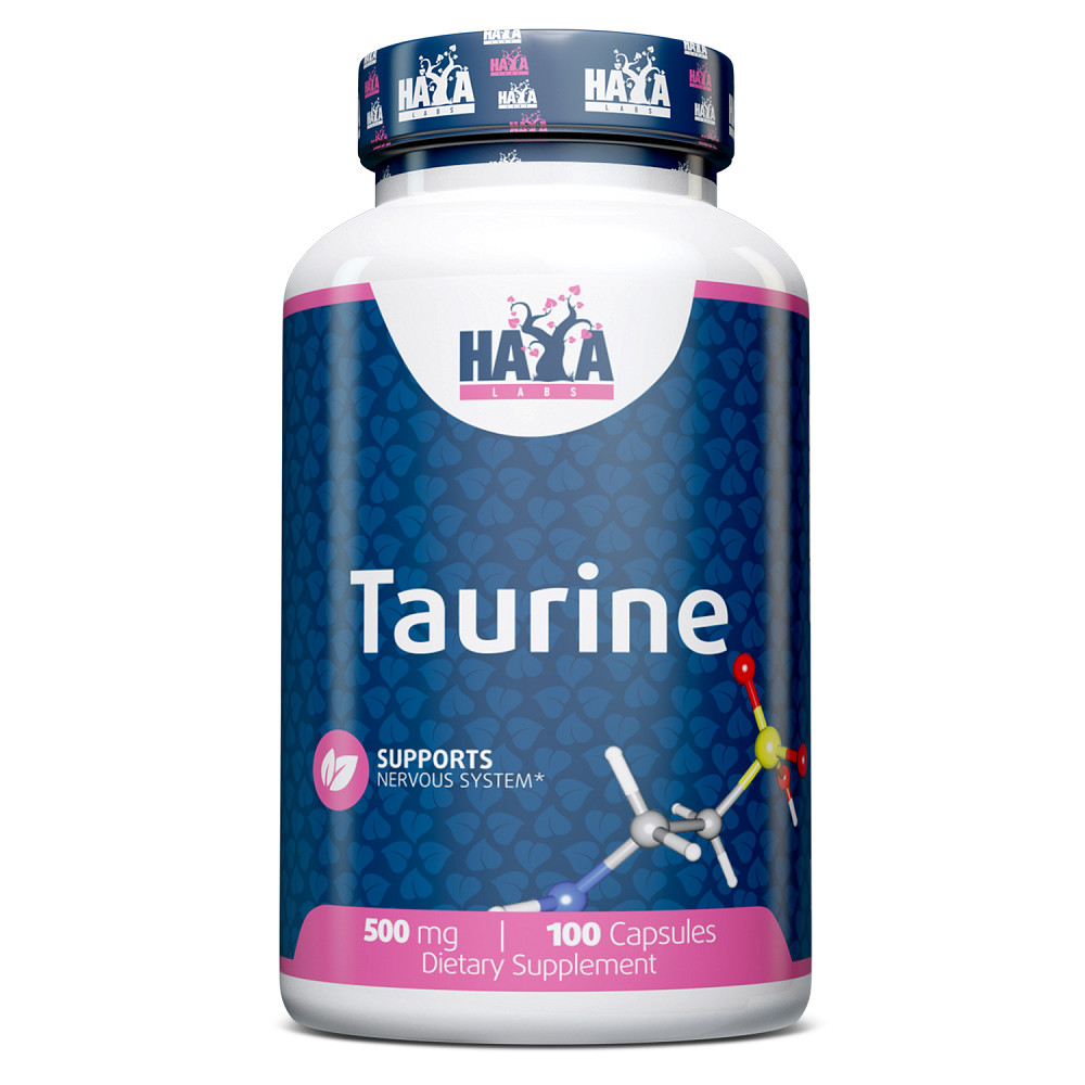 Таурин Haya Labs Taurine 500mg 100 caps Луцьк - фото 1