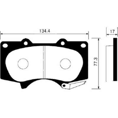Гальмівні колодки HI-Q SP2033 Вінниця