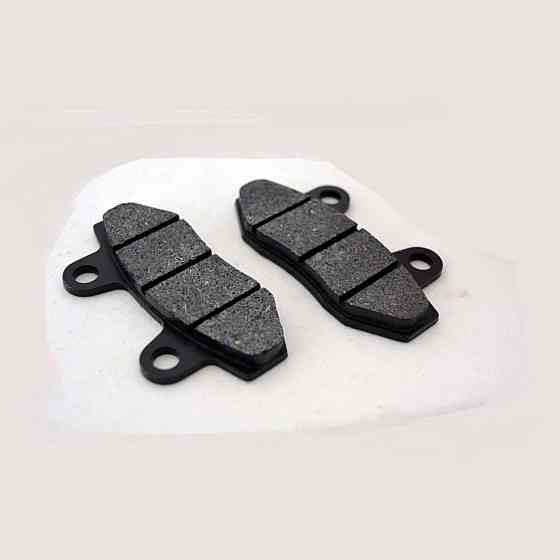 Колодки (диск) скутер 4 Т китай 50-150 (Рейс /скутер Шторм, під двопоршневий супорт, чорні) гальмівні Мукачево