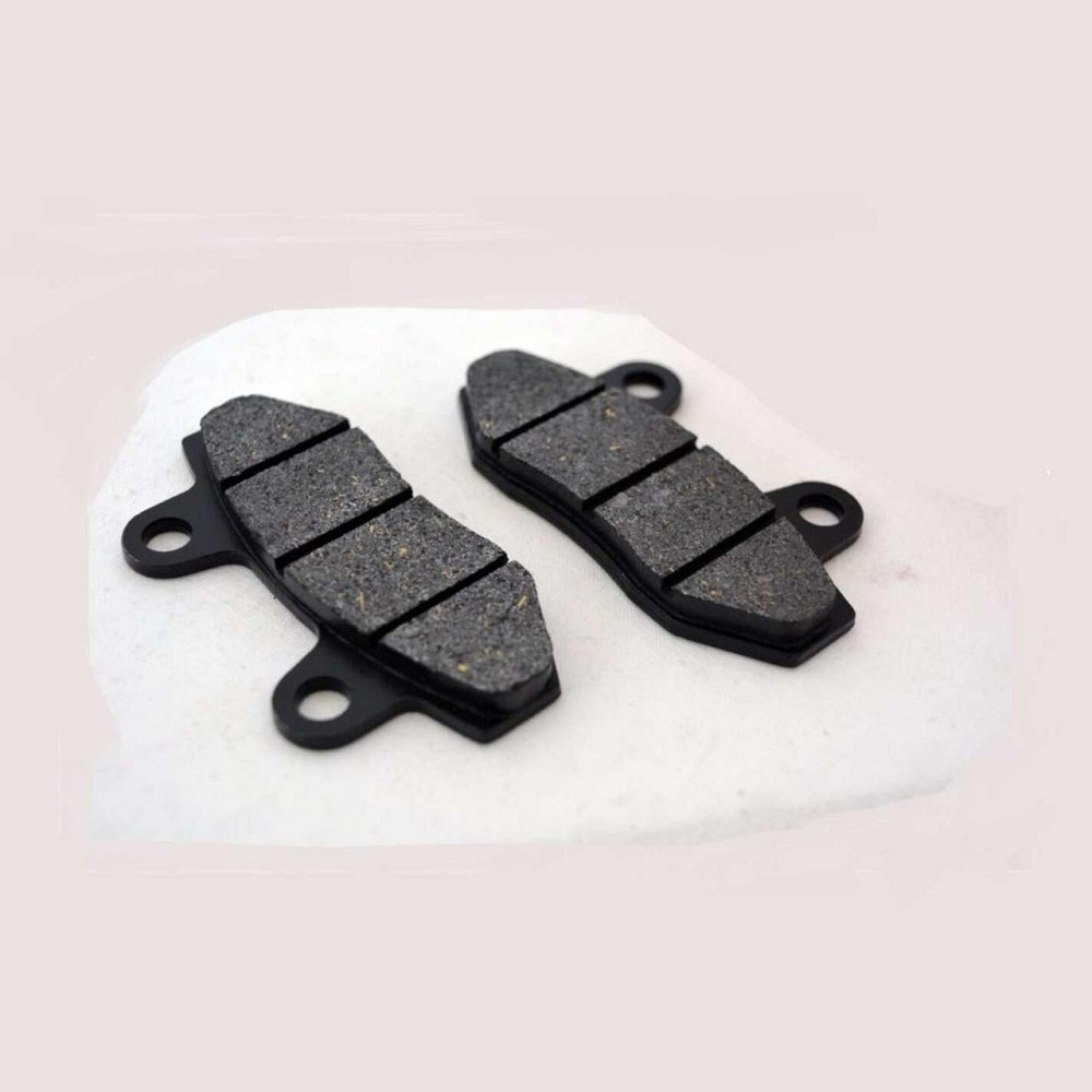 Колодки (диск) скутер 4 Т китай 50-150 (Рейс /скутер Шторм, під двопоршневий супорт, чорні) гальмівні Мукачево - фото 1