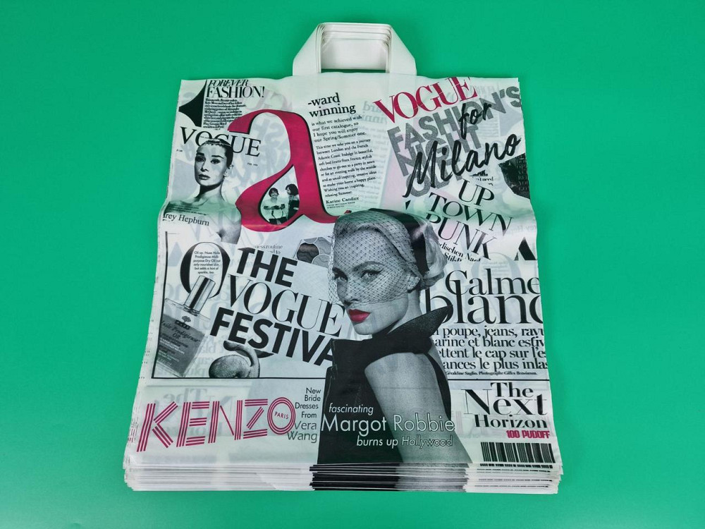 Пакет із петльовою ручкою спр п (40*42)" Мадам"Леоні (25 шт.) Харків - фото 1