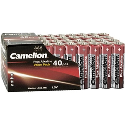 Батарейка Camelion AAA Plus Alkaline LR03 * 40 (LR03-SP40) Вінниця - фото 1