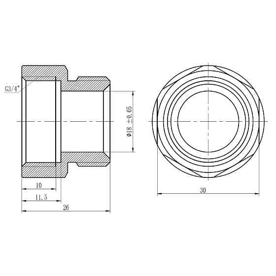 Муфта обтискна Thermo Alliance Forte 20х3/4" В SF171W2020 Київ