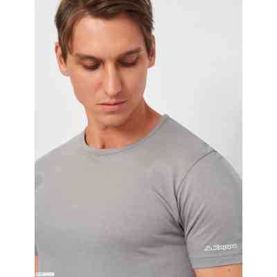 Футболка Kappa T-shirt Mezza Manica Girocollo K1305 GrigioUnito сірий XL (8002390400738) Винница