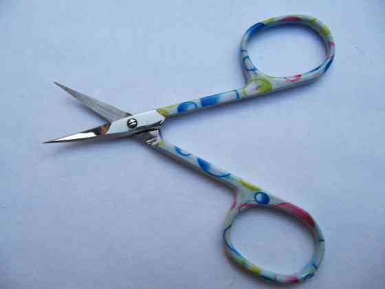 Ножницы маникюрные КDS для удаления кутикул цветные Киев