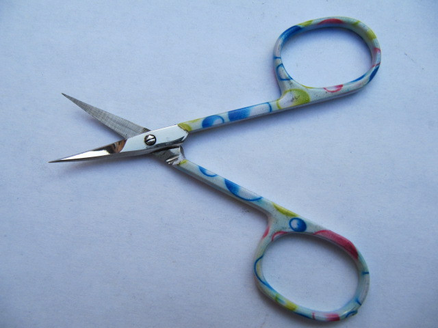 Ножницы маникюрные КDS для удаления кутикул цветные Киев - изображение 3