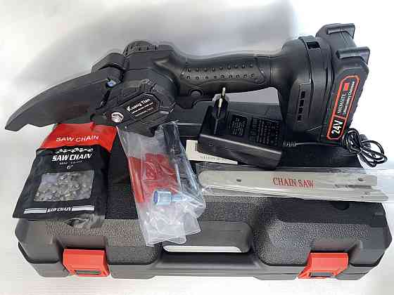 Аккумуляторная цепная пила, кусторез CHAIN SAW 6'' TL 0600 (в комплекте, чемодан,1АКБ и зарядка) Одесса