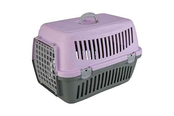 Переноска AnimAll CNR-134 для кошек и собак, серо-фиолетовая, 58×42×42 см Киев