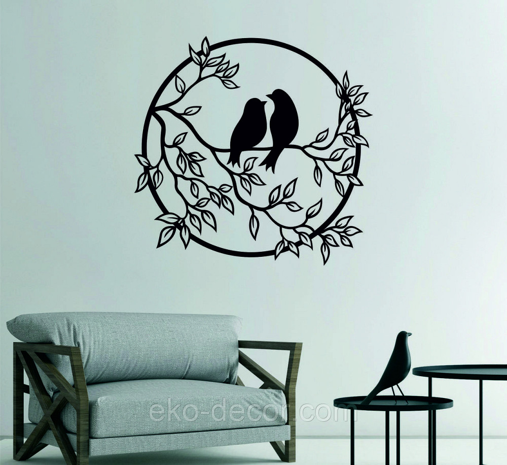 Декоративне настінне Панно «Пташки на гілці», Декор на стіну Київ - фото 5