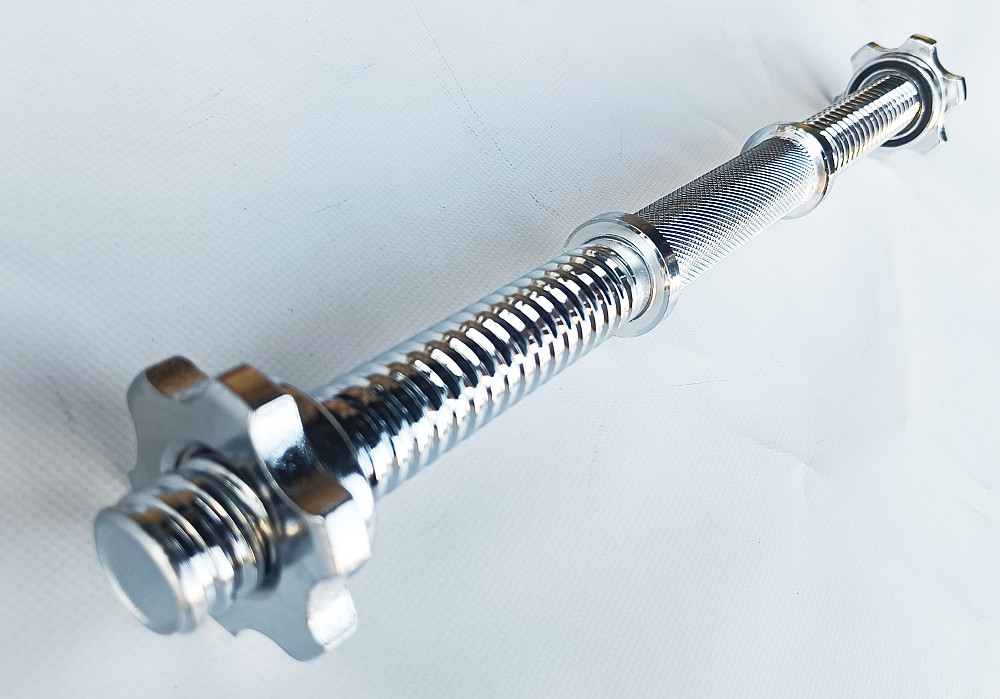 EasyFit Гантельний гриф EasyFit 45 см Ø 28 мм хромований Коломыя - изображение 2