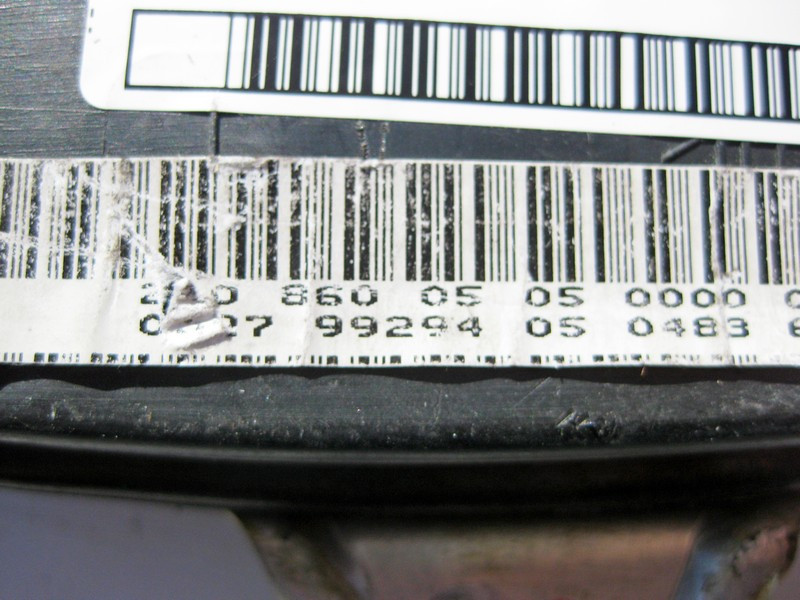 Mercedes-Benz  A2108600505 Подушка безпеки передніх лівих дверей E-Class W210 Одеса - фото 3