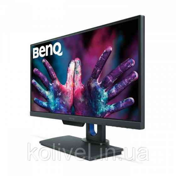 TFT 25" BenQ PD2500Q, QHD, IPS, 100% sRGB, HDMI, DP, mDP, USB 3.1, Pivot, колонки, сірий (9H.LG8LA.TSE) Київ