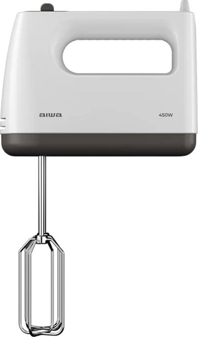 Міксер AIWA TeSaberu AHX-600 ручний 450Вт/ 5 швидк./ TURBO/ білий Вінниця - фото 3