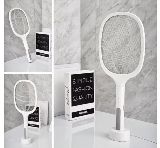 Електрична мухобойка Mosquito Swatter з LED-підсвічуванням, акумулятором і USB зарядкою Одеса