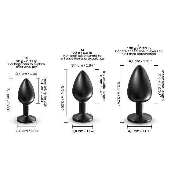 Анальна пробка Dorcel ONIX PLUG L Sex Aura Київ