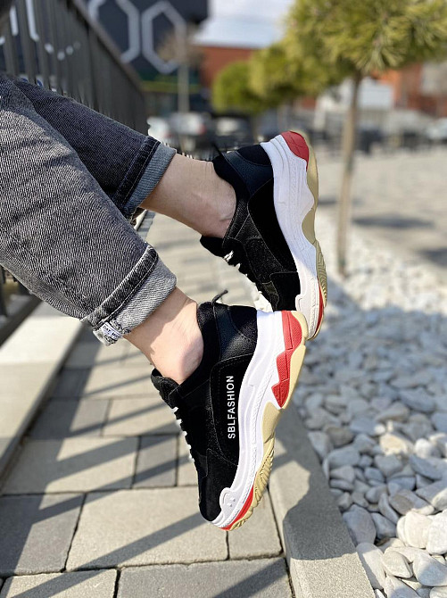 No brend Кросівки жіночі H1020 чорні (весна-осінь, еко-замша) (1576) лише 36р. Коломия - фото 8