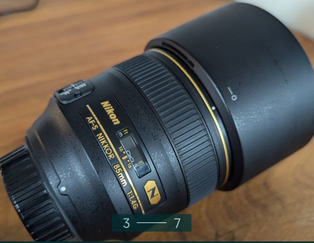Объектив: NIKON AF-S 85mm. F1.4 G. Київ - фото 7