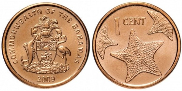 Bahamas Багамы Багамские Острова 10 монет 1 Cent 2009-2015 UNC Полтава - изображение 1