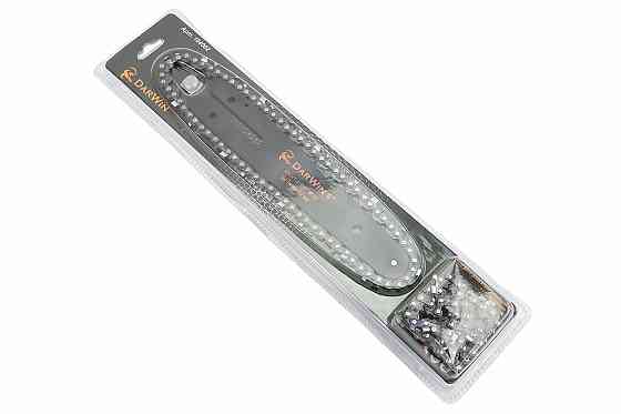 Шина 6"-1,1mm 1/4" 37зв L-18см (Підходить на акумуляторну міні-пилу) + ланцюг 1/4"-1,1mm-36зв. круг. зуб-2шт, на блістері Киев