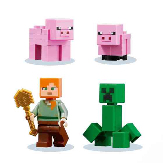 Конструктор Minecraft Дом-свинья (21170), 490 деталей совместимый с lego лего Запорожье