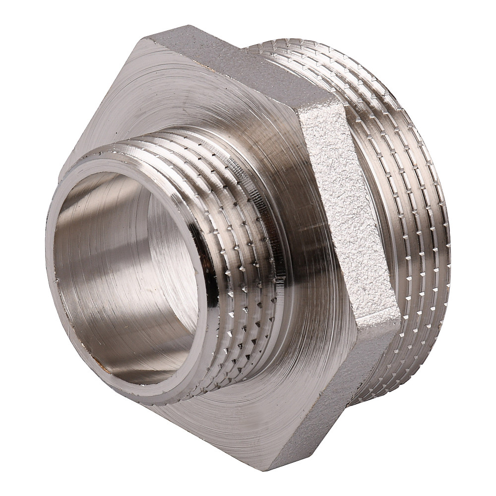 Ніпель редукційний 1 1/2″х1″ЗЗ нікельований NN752S OPTIMUM Тернопіль - фото 1