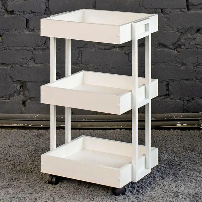 Етажерка для ванної на коліщатах "Неартіс" зефір Миколаїв - фото 2