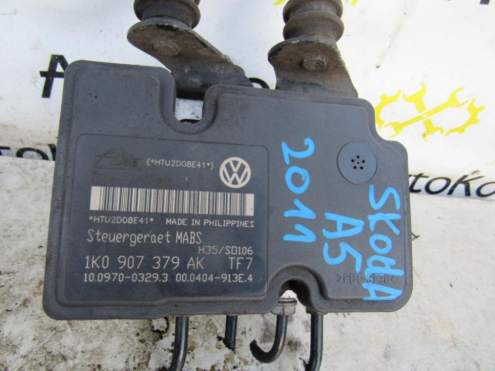 Блок ABS Skoda Octavia A5 2009-2013 (1K0907379AK) Ковель - фото 2