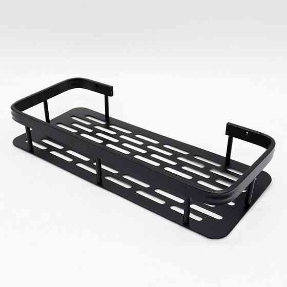 Металева полиця для ванної (30х13х4,5 см), до 10кг Bathroom shelf / Навісний органайзер для ванної кімнати Київ