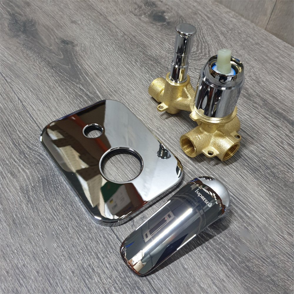 Змішувач прихованого монтажу для ванни Imprese PRAHA new VR-10030(Z) Київ - фото 2