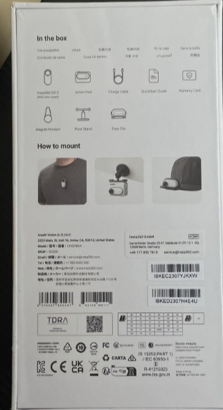 Екшен-камера Insta360 GO 3 128gb (CINSABKA GO306) Київ - фото 2