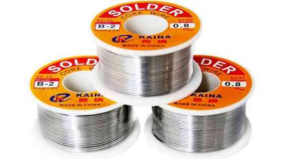 Припій з флюсом 1.5 мм, 100 г, JINHU Київ