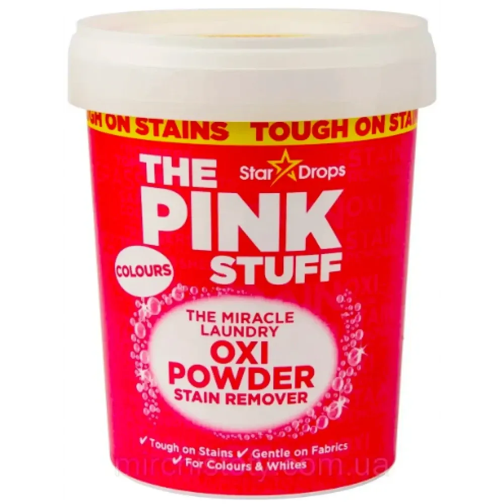 Кисневий засіб для виведення плям для кольорової білизни Pink Stuff Oxi 1кг Львів - фото 1