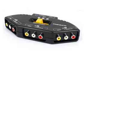 Конвертер 3 x 3RCA / 1x3RCA c переключателем Полтава