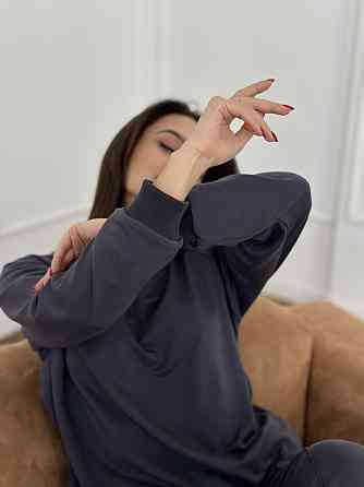 Свитшот женский однотонный Графитовый 42/44 Харьков